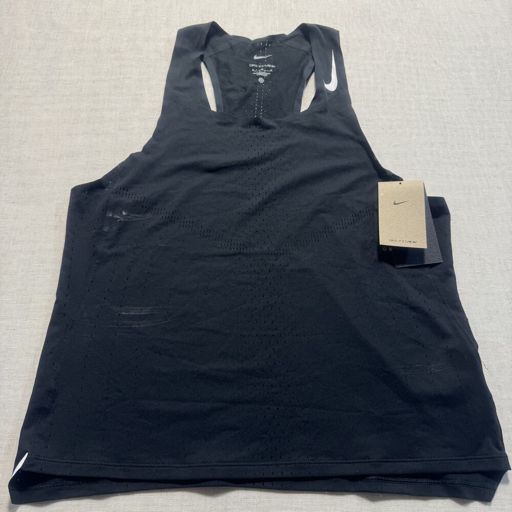 Nike Dri-fit  Sport‎ Singlet Men Sz M Black Brand New